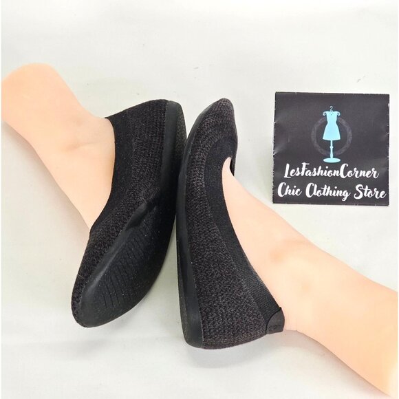 Allbirds Women's Dark Gray TB Tree Breezers Knit Slip On Flats Shoe Sz 9.5  176 - Picture 13 of 16